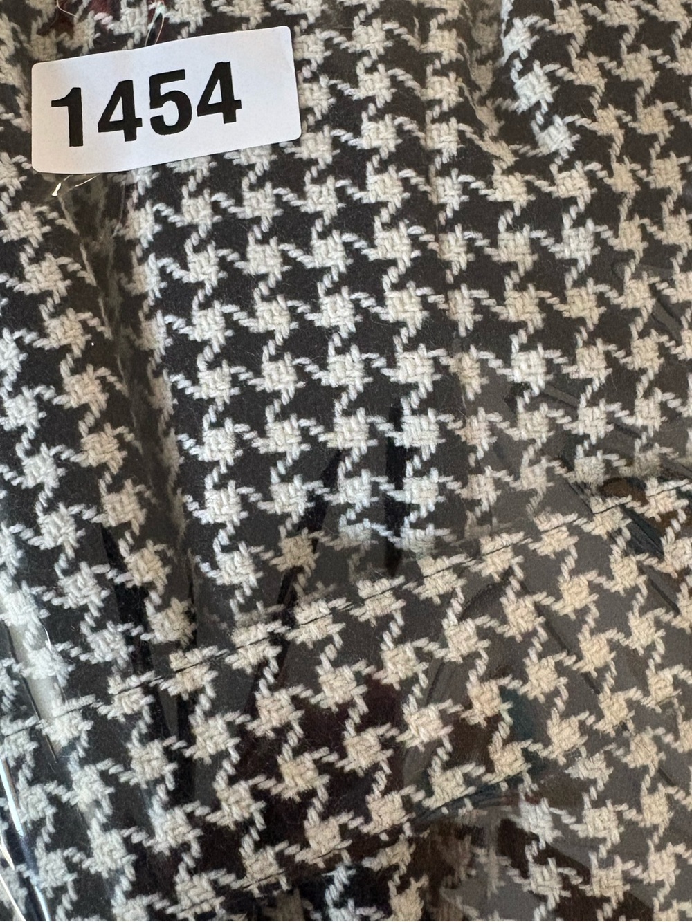 Ann Taylor Wool Blend White Black Houndstooth Belted
Lined Sheath Dress Size 10 - Picture 11 of 11